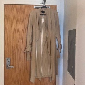 Express Soft Drape Trench Coat / small